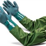 Pacific PPE Chemical Resistant Gloves Green 26in PVC XL-0