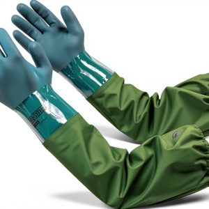 Pacific PPE Chemical Resistant Gloves Green 26in PVC XL-0