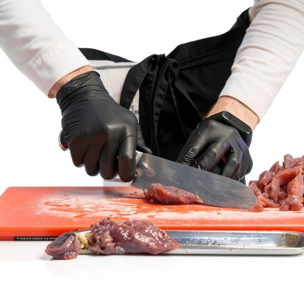 FifthPulse Unisex Chemical Resistant Gloves Large/Small Size 100 &-3