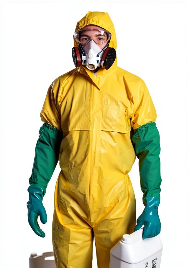 Pacific PPE Chemical Resistant Gloves Green 26in PVC XL-6