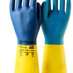 Neoprene Rubber Heavy-Duty Chemical Gloves AnTools X-Large Black-0