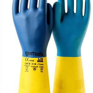Neoprene Rubber Heavy-Duty Chemical Gloves AnTools X-Large Black-0