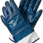 MCR Safety 9761 Predator Coated Nitrile Gloves Blue/White Pack of 12-0