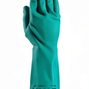 Alphatec Solvex 37-155 Nitrile Gloves – Unflocked XL Green (12 Pairs)-0