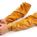 Atlas GLV26 Large Nitrile Chemical Resistant Gloves - Yellow 25"-0