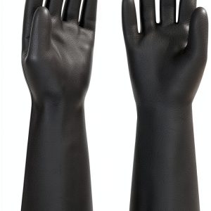 14" XL Latex Chemical Resistant Gloves - Long Dishwashing Gloves Men-0