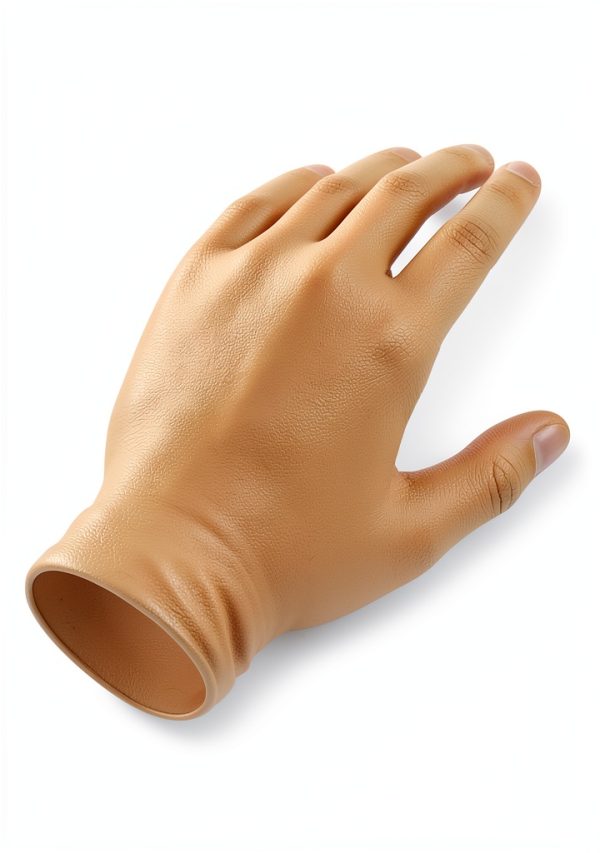 Venom Steel Latex Gloves Cream Color, One Size, Pack of 50-1
