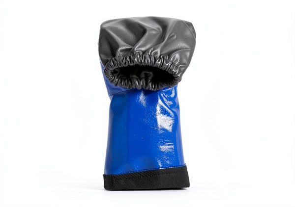 Haiou PVC Chemical Resistant Gloves Long Waterproof 25in Blue-2