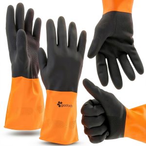 Gastody Chemical Resistant Gloves Reusable Acid Oil - S M L XL XXL-0